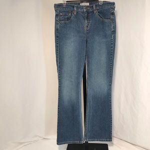 Levi’s Stretch Boot Cut Blue Jeans Misses 6 Short